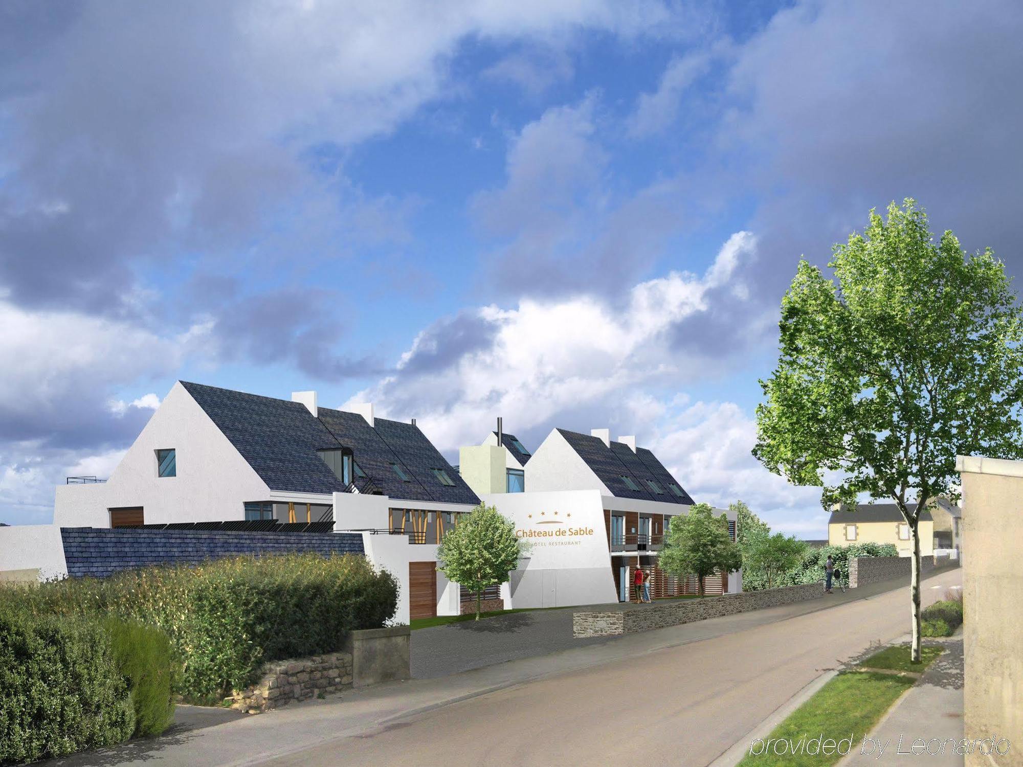 Logis Le Chateau De Sable Porspoder Exterior foto